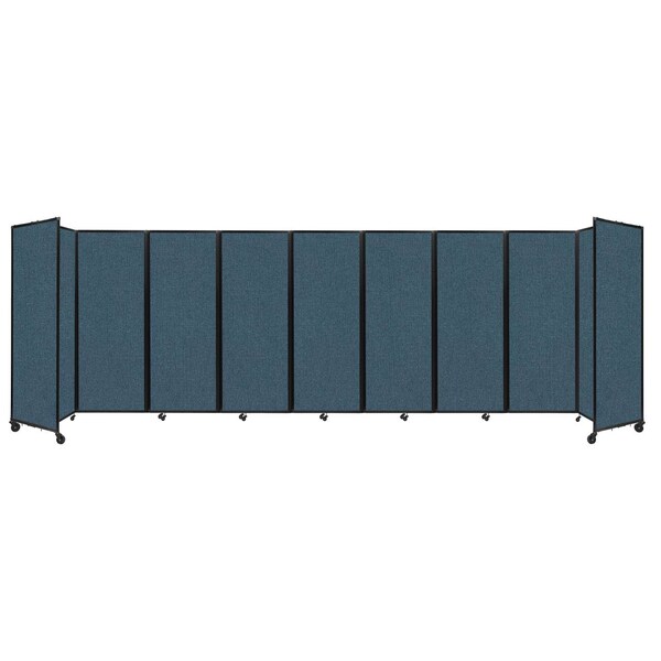 Versare Room Divider 360 Folding Portable Partition 25' x 7'6" Caribbean Fabric 1190955 - main